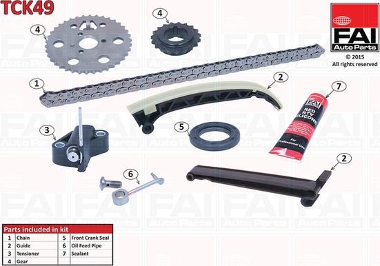 FAI AutoParts TCK49 - Timing Chain Kit onlydrive.pro