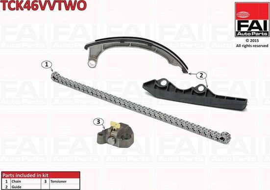 FAI AutoParts TCK46VVTWO - Timing Chain Kit onlydrive.pro