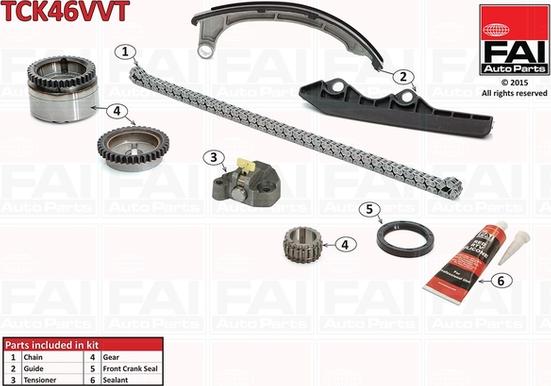 FAI AutoParts TCK46VVT - Jakoketjusarja onlydrive.pro