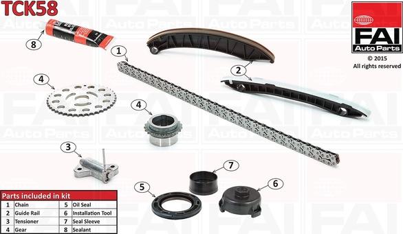 FAI AutoParts TCK58 - Timing Chain Kit onlydrive.pro