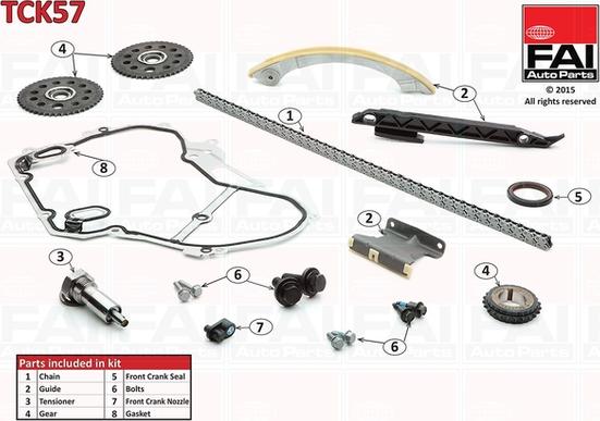 FAI AutoParts TCK57 - Timing Chain Kit onlydrive.pro