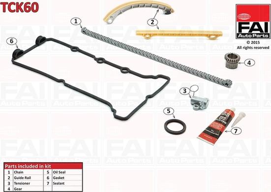 FAI AutoParts TCK60 - Timing Chain Kit onlydrive.pro