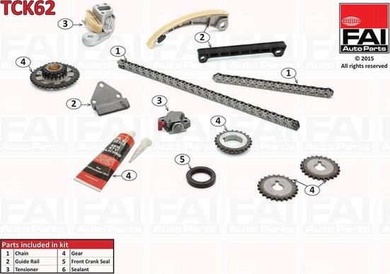 FAI AutoParts TCK62 - Timing Chain Kit onlydrive.pro