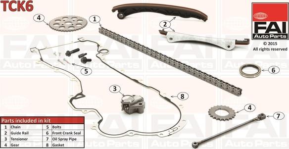 FAI AutoParts TCK6 - Timing Chain Kit onlydrive.pro