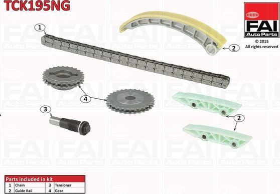 FAI AutoParts TCK195NG - Timing Chain Kit onlydrive.pro