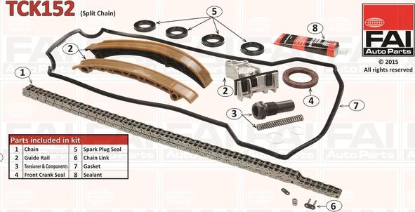 FAI AutoParts TCK152 - Timing Chain Kit onlydrive.pro