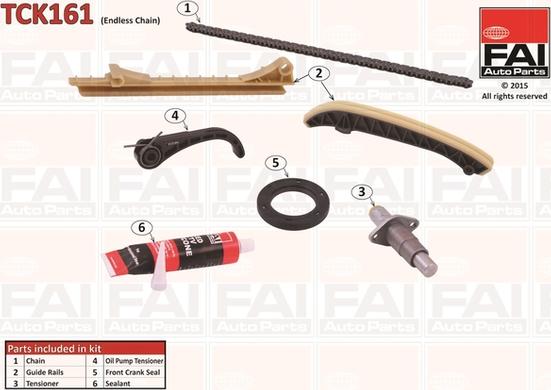 FAI AutoParts TCK161 - Jakoketjusarja onlydrive.pro