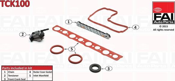 FAI AutoParts TCK100 - Timing Chain Kit onlydrive.pro