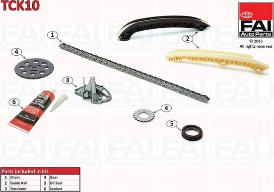 FAI AutoParts TCK10 - Timing Chain Kit onlydrive.pro