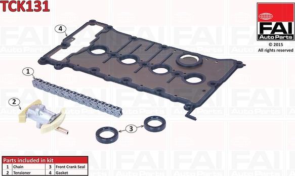 FAI AutoParts TCK131 - Pavaros grandinės komplektas onlydrive.pro