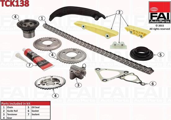 FAI AutoParts TCK138 - Timing Chain Kit onlydrive.pro