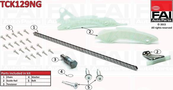 FAI AutoParts TCK129NG - Pavaros grandinės komplektas onlydrive.pro