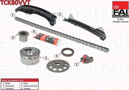 FAI AutoParts TCK80VVT - Timing Chain Kit onlydrive.pro