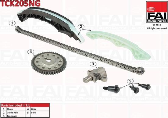 FAI AutoParts TCK205NG - Timing Chain Kit onlydrive.pro