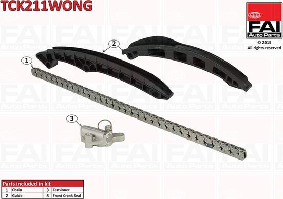 FAI AutoParts TCK211WONG - Mootori keti komplekt onlydrive.pro