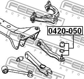 Febest 0420-050 - Ball Joint onlydrive.pro