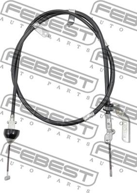 Febest 0199-BCACU30RH - Cable, parking brake onlydrive.pro