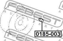 Febest 0185-003 - Wheel Nut onlydrive.pro