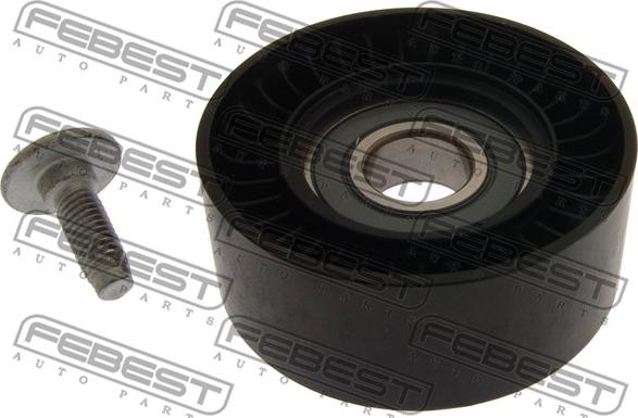 Febest 0187-2ADFHV - Pulley, v-ribbed belt onlydrive.pro