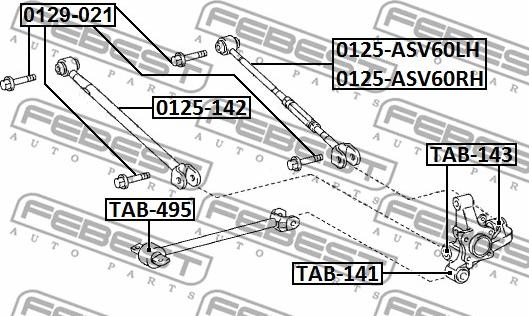 Febest 0129-021 - Camber Correction Screw onlydrive.pro