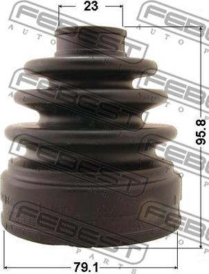 Febest 0215-L32T - Bellow, drive shaft onlydrive.pro