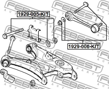 Febest 1929-005-KIT - Rattakalde korrektuurkruvi onlydrive.pro