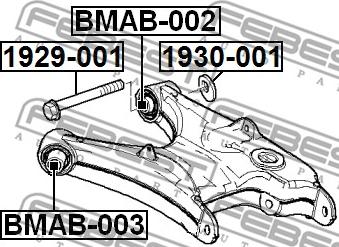 Febest 1929-001 - Camber Correction Screw onlydrive.pro