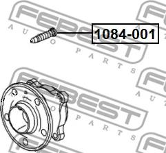 Febest 1084-001 - Stud, wheel hub onlydrive.pro
