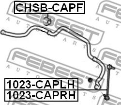 Febest CHSB-CAPF - Bearing Bush, stabiliser onlydrive.pro