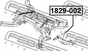 Febest 1829-002 - Camber Correction Screw onlydrive.pro