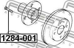 Febest 1284-001 - Stud, wheel hub onlydrive.pro