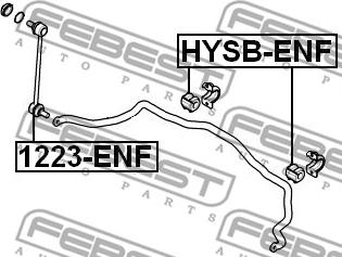 Febest 1223-ENF - Tanko, kallistuksenvaimennin onlydrive.pro