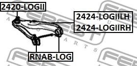 Febest 2420-LOGII - Atramos / vairo trauklė onlydrive.pro