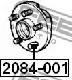 Febest 2084-001 - Stud, wheel hub onlydrive.pro