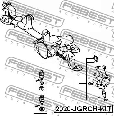 Febest 2020-JGRCH-KIT - Ball Joint onlydrive.pro