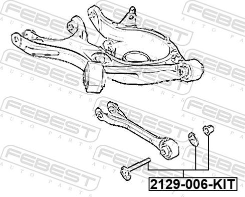 Febest 2129-006-KIT - Camber Correction Screw onlydrive.pro