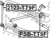 Febest 2123-TT9F - Rod / Strut, stabiliser onlydrive.pro