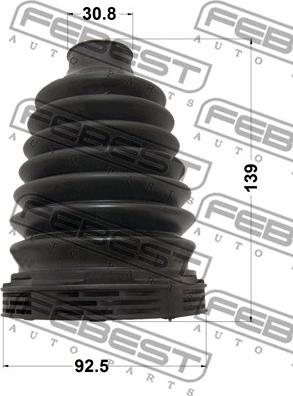 Febest 2315-T5ATT - Bellow, drive shaft onlydrive.pro