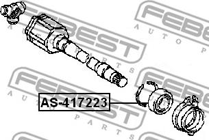 Febest AS-417223 - Bearing, drive shaft onlydrive.pro