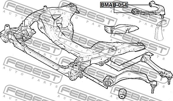 Febest BMAB-054 - Bush of Control / Trailing Arm onlydrive.pro