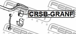 Febest CRSB-GRANF - Bearing Bush, stabiliser onlydrive.pro