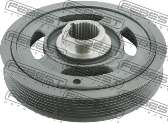 Febest HDS-K24A - Belt Pulley, crankshaft onlydrive.pro