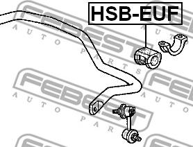 Febest HSB-EUF - Laagripuks,stabilisaator onlydrive.pro