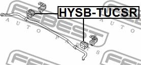 Febest HYSB-TUCSR - Bearing Bush, stabiliser onlydrive.pro