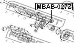 Febest MBAB-027Z - Piekare, Šķērssvira onlydrive.pro