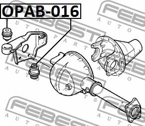 Febest OPAB-016 - Mounting, differential onlydrive.pro