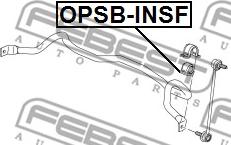 Febest OPSB-INSF - Įvorė, stabilizatorius onlydrive.pro