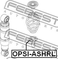 Febest OPSI-ASHRL - Spring Cap onlydrive.pro