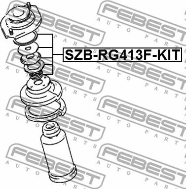 Febest SZB-RG413F-KIT - Top Strut Mounting onlydrive.pro