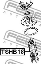 Febest TSHB18 - Пыльник амортизатора, защитный колпак onlydrive.pro